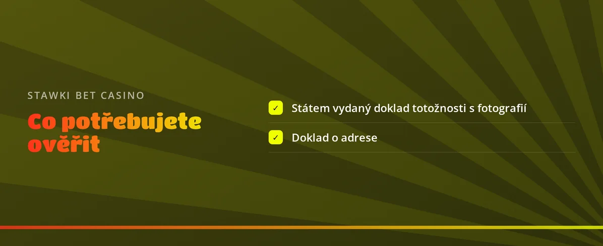 Připravte si doklady k ověření